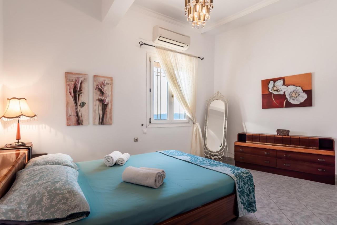 Вілла Melisses Sea View House Plaka  Екстер'єр фото